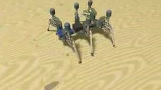 Chrono::Engine exapod robot simulation