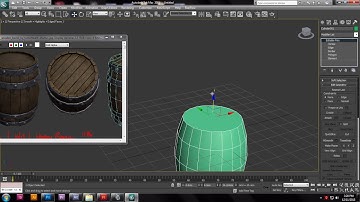 3d modeling a barrel in 3dsmax