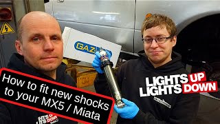 How to fit coilover shocks to your MX5 / Miata