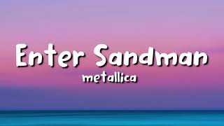 Video thumbnail of "Metallica - Enter Sandman (lyrics)"