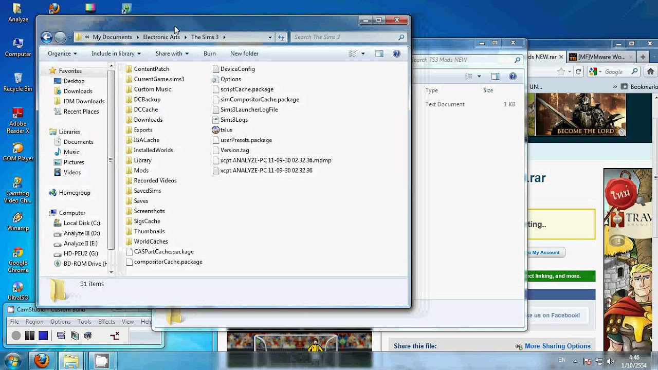วิธี ลง mod the sims 3  New Update  วิธีลง mod the sims 3