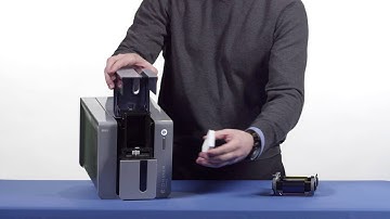 How to Change the Printer Ribbon - ID Maker Primacy