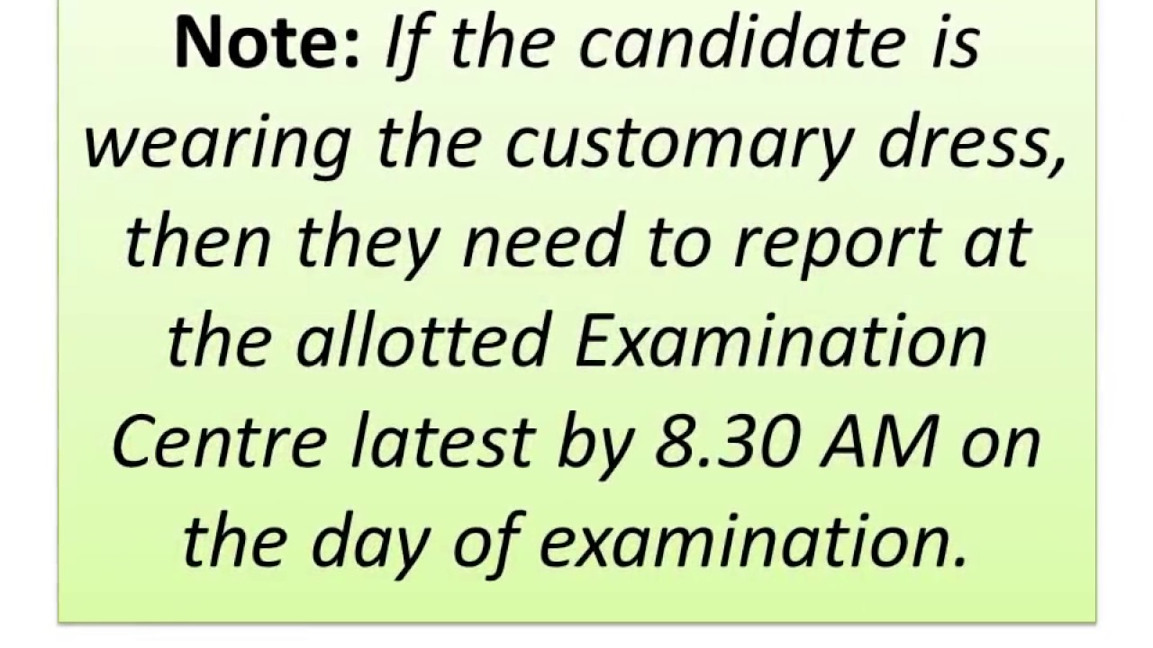 NEET 2020 Dress Code