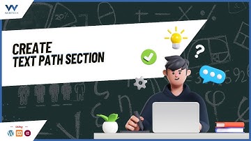 How to add Text Path in WordPress Website Using Elementor - WordPress Tutorials For Beginner
