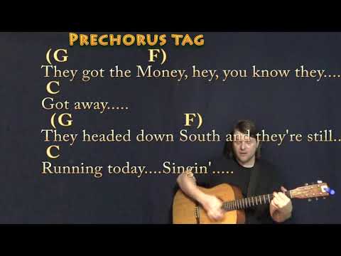 Take the Money and Run (Steve Miller) Guitar Cover Lesson with Chords/Lyrics - Munson