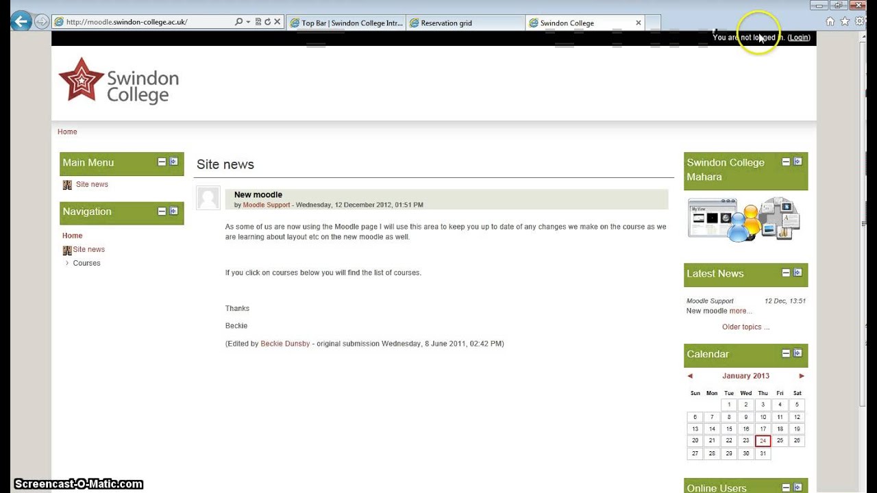 moodle login moodle login