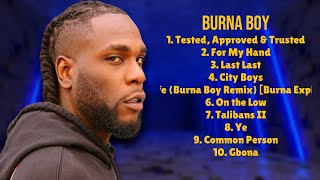 Burna Boy-Hits that captivated the world-High-Ranking Tracks Compilation-Major