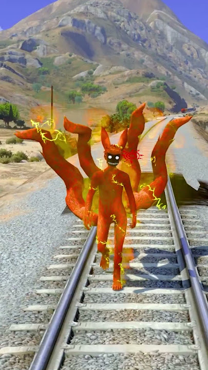 NARUTO VS TRAIN IN GTA 5 #shorts #gta