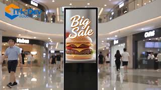 32" 48" 55" Floor Standing Digital Signage Display | Indoor Advertising Kiosk Manufacturer