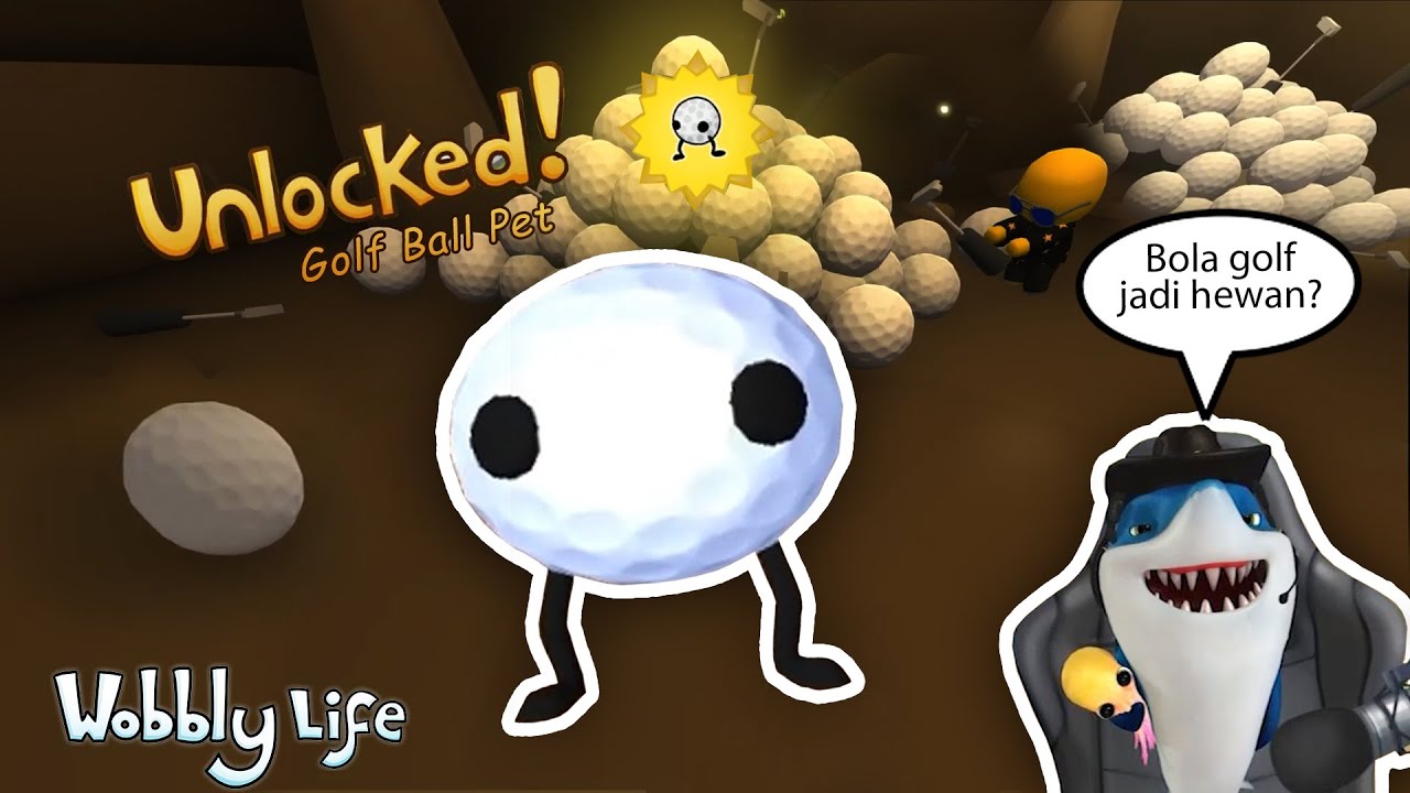 MENDAPATKAN HEWAN IMUT BOLA GOLF DI WOBBLY LIFE!【UNLOCKED GOLF BALL PET