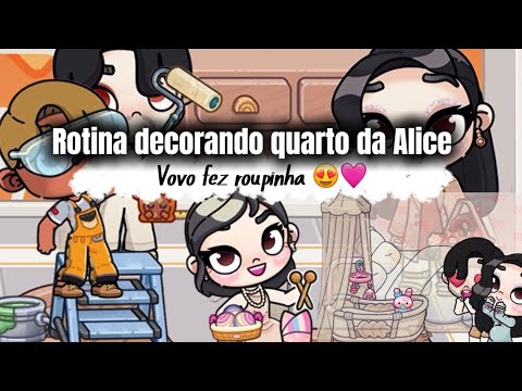 💓 Rotina decorando o quarto da Alice 🤰🏻🌸 vovó fez várias roupinhas || Rotinas e Histórias Pazu 🤰🏻💖