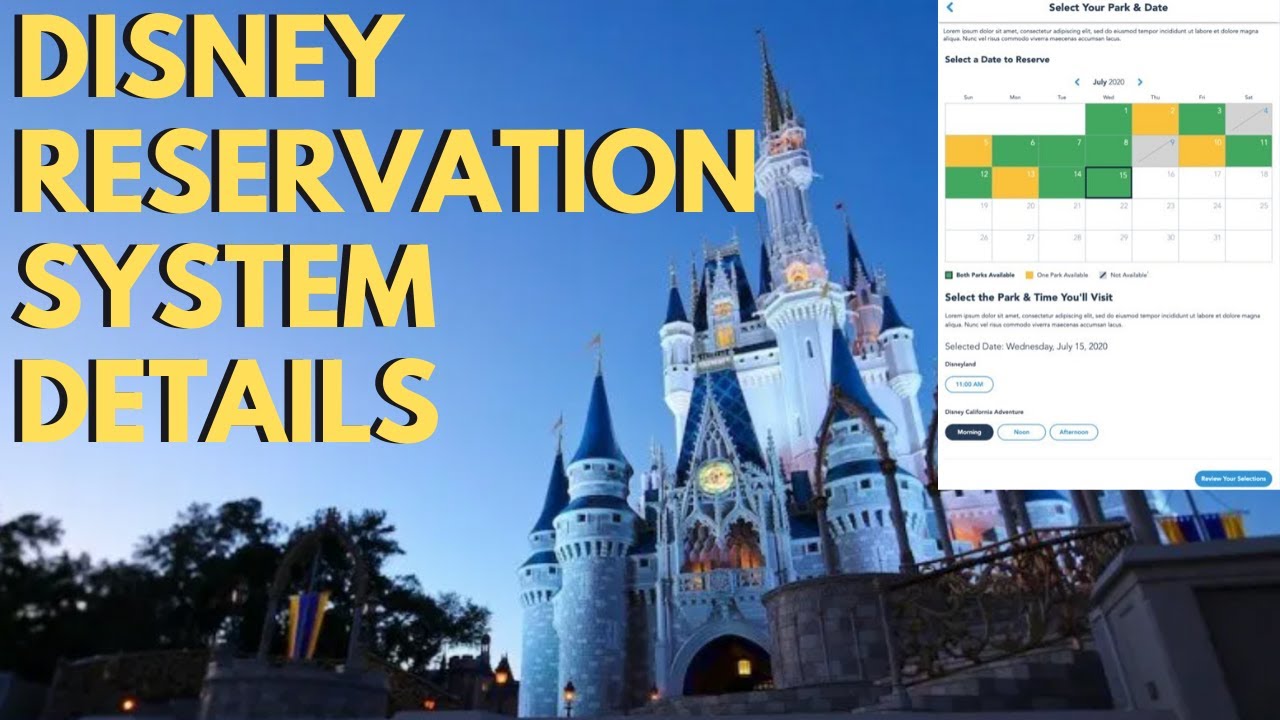 Disney World Reveals Details on Park Reservation System