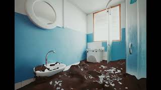 Blender Fluid Simulation - Toilet Explosion | old version