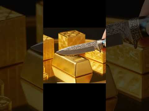 Gold Cutting ASMR The Sweetest Sound Of Wealth Satisfying Relaxing Jewelry Goldcutting Asmr