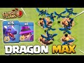 Les dragons au niveau max sont ultra forts  clash of clans