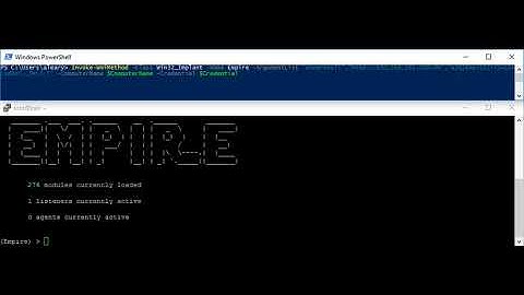 Launching an Embedded PowerShell Empire agent with WMI