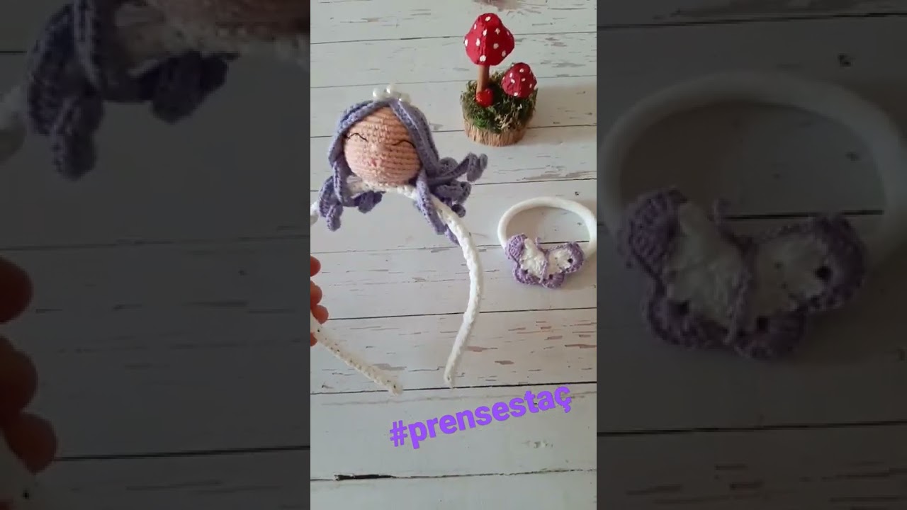 Örgü Prenses tacım ve bebek bandanası YouTube Örgü Prenses tacım ve bebek bandanası YouTube