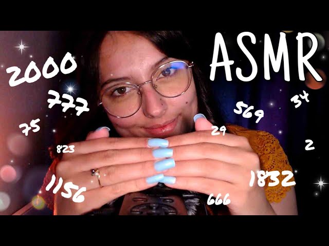 ASMR ~ Je compte jusqu'à 2000!! 😱