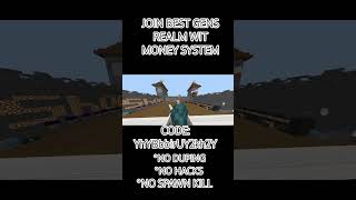 MINECRAFT BEST GENS REALM JOIN NOW #minecraft #shorts #viral