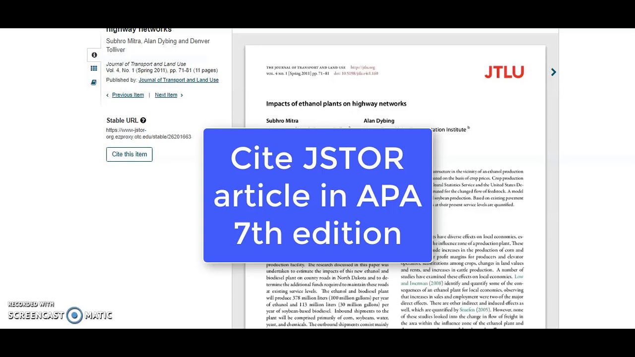 research paper jstor