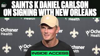 Saints K Daniel Carlson on decision to sign with New Orleans, navigating free agency and more