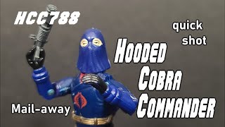 1984 Hooded Cobra Commander - Vintage G.I. Joe action figure! HCC788