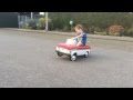 Motorized Air Ride Moskvich Pedal Car Hitting 3 wheel