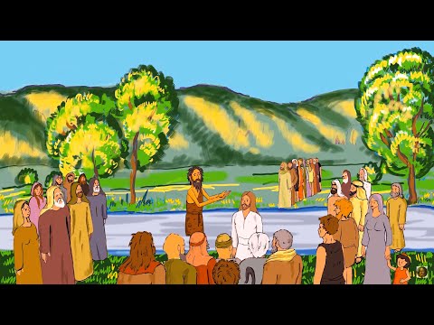 საბავშვო ბიბლია | იესო ქრისტეს ნათლისღება | ქართული მულტფილმები | Qartuli Multfilmebi