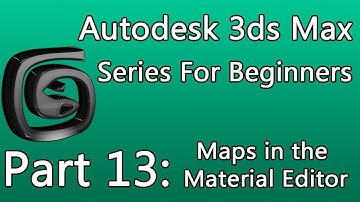 3ds Max Tutorial Part 13: Material Editor Maps (Diffuse, Bump, Reflection and Opacity)
