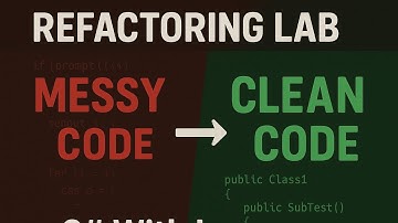 Refactoring LAB #1 | Ugly C# Code Refactored
