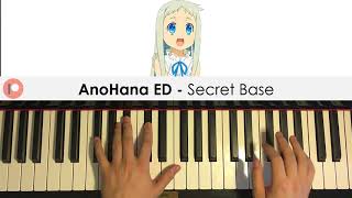 AnoHana ED - Secret Base - Kimi ga Kureta Mono (Piano Cover) | Patreon Dedication #296