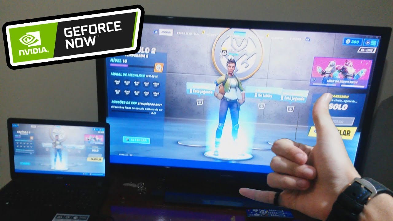 TESTANDO COMO QUE FICA JOGAR PELO GEFORCE NOW NA MINHA TV! YouTube
