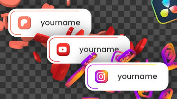 How to Make and Animate 3D Social Media Icons in DaVinci Resolve | Step-by-Step Fusion Tutorial