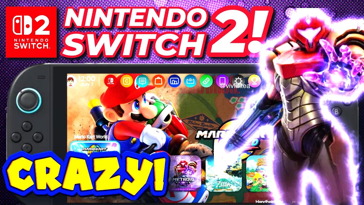 some CRAZY Metroid Prime News JUST DROPPED! + BAD Switch 2 News....