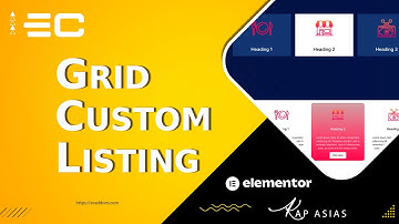 How To Create Grid Listing Elementor Grid Custom Listing | EC Addons Elementor Tutorial