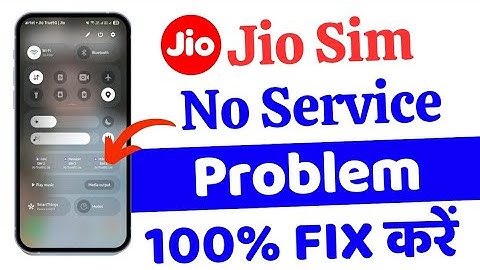 Jio sim NO Service Problem Solution || Jio Sim No Network Problem || Jio Sim Problem Solution 2025