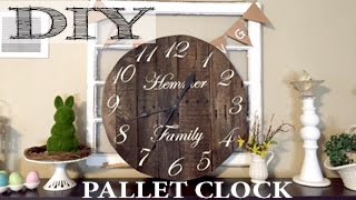 This is the 2nd part of my pallet clock tutorial. The first part you can see in my Day in the Life of a DIYer video here: https://youtu.be/