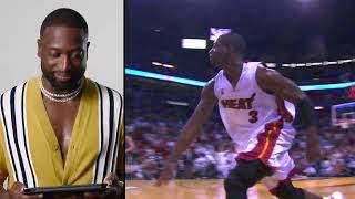 This Day in History: Dwyane Wade reacts to his move + alley oop to Shaq vs CLE from 2006
