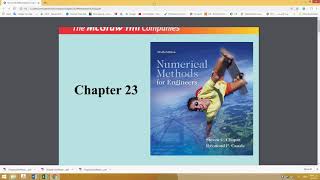 Celebrity Numerical Methods for Engineers- Chapter 23 Part 1 Net Worth