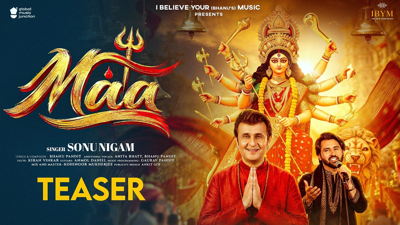 Watch MAA | SONU NIGAM | BHANU | ANITA | TEASER | NAVRATRI | NEW SONG | #devotional #maa #viral #trending on YouTube Watch MAA | SONU NIGAM | BHANU | ANITA | TEASER | NAVRATRI | NEW SONG | #devotional #maa #viral #trending on YouTube