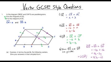 Vectors - Lots of GCSE Style Questions!
