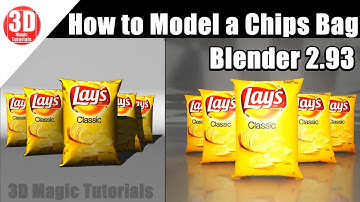 How to Model a Chips Bag in Blender 2.93