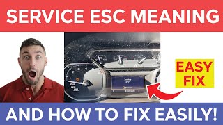 What Does Service ESC Mean and How to Fix It