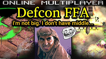 Defcon FFA - Stealth General - No Rules | C&C Generals Zero Hour | No Commentary