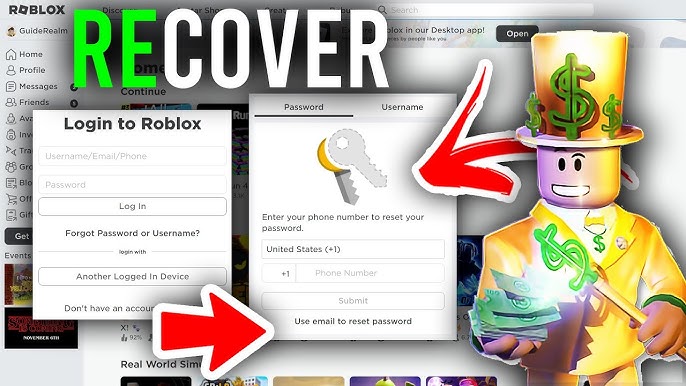 How to Login to an Old Roblox Account WITHOUT a Password! 