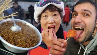 BÖCEK YİYORLAR!! Kore'de İLGİNÇ Sokak Yemekleri (Seoul VLOG)