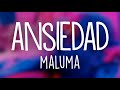 Maluma Ansiedad Letra Lyrics mp3
