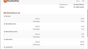 ClubV1 - How to pay your subs