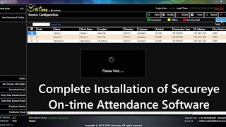 Complete Secureye Ontime Attendance Software Installation in Hindi | Latest Version screenshot 4