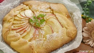 卵1個でOK！ りんごと アーモンドの 型なし タルト のレシピ 作り方